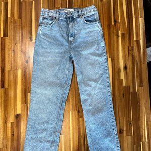 abercrombie and fitch the 90's straight ultra high rise